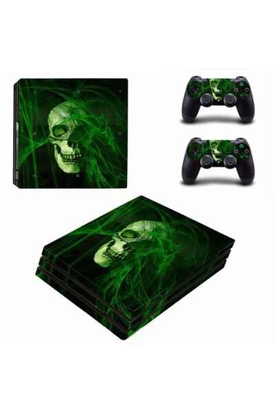 Kt Grup Ghost Skull Playstation 4 Pro Full Sticker Kaplama