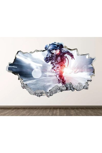 Kt Grup Astronauți în spațiu Full Hd 3D autocolante moderne
