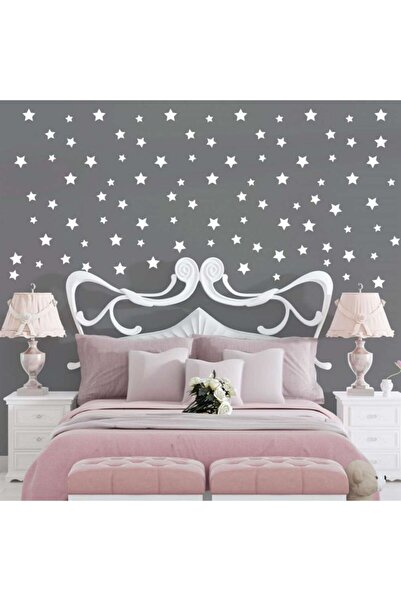 Genel Markalar Beyaz Duvar Yıldız Sticker
