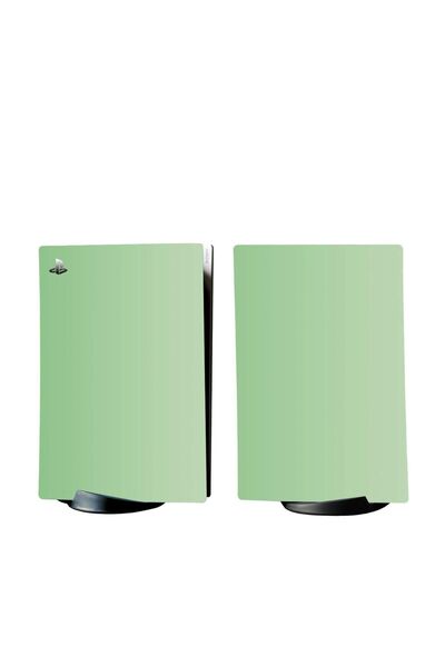 Kt Grup Soft Yeşil Modern Playstation 5 Standart Dijital Versiyon Sticker Kap...