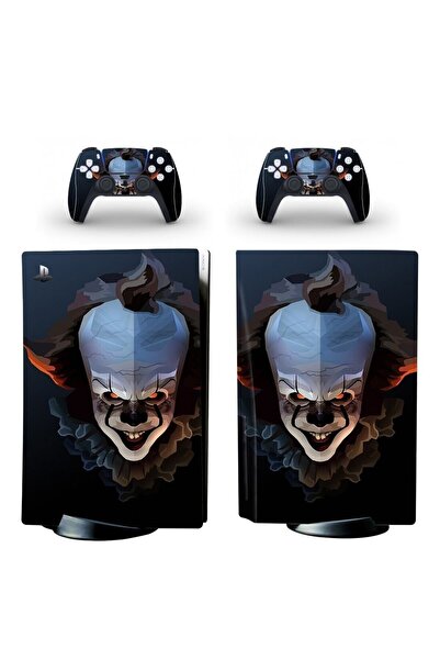 Kt Grup Pennywise Art Playstation 5 Standart Disk Edition Sticker Kaplama Seti