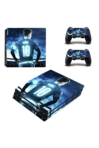 Genel Markalar Lıonel Messi Playstation 4 Pro Full Sticker Kaplama