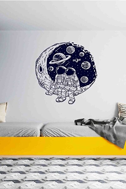Kt Grup Uzay Boşluğu Ve Ikiz Astronotlar Duvar Sticker
