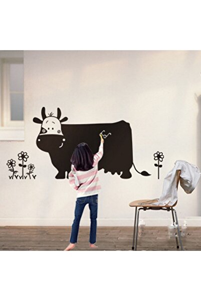 CRYSTAL KIDS Sevimli Inek Yazı Tahtası Çocuk Odası Dekoru Duvar Sticker