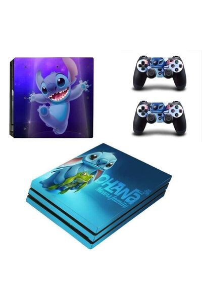 Kt Grup Cute Lılo Playstation 4 Pro Full Sticker Kaplama Uyumlu