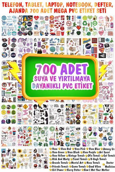 KT Decor مجموعة من 700 قطعة من الهواتف والكمبيوتر اللوحي والكمبيوتر المحمول والكمبيوتر المحمول المقاوم للماء والدموع
