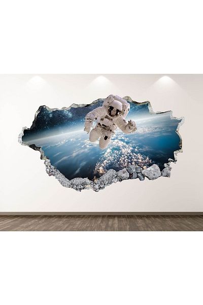 Kt Grup Astronauți în spațiu Full Hd 3D autocolante moderne