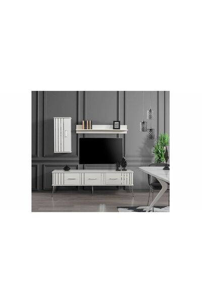 mobilyabazari Erva %100 MDF Tv Ünitesi