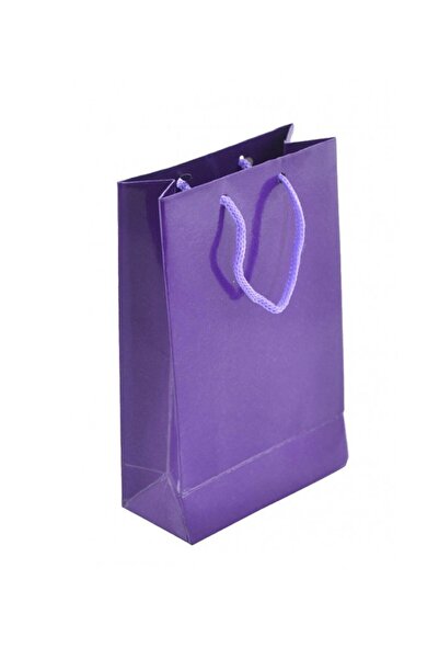 Vipfoni Düz Karton Çanta 11x17cm 25 Adet - Mor