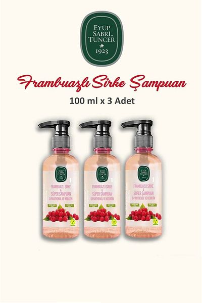 Eyüp Sabri Tuncer 100 ml Raspberry Vinegar Shampoo - 3 Pieces