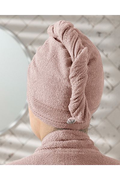 English Home Light Pink Soft Cotton Hair Cap - Standard