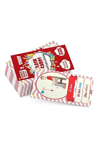 Genel Markalar 2. Sınıf Flash Cards Ingilizce Dil Kartı Yayınları