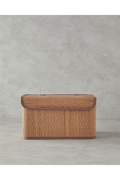 English Home Gina Brown Bamboo Storage Box