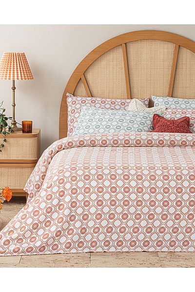 English Home Daisy Cell Printed - Single Pique Tile