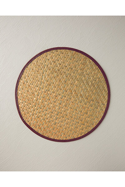 English Home Μπεζ Ψάθινο Σερβίτσιο Αμερικάνικου Τύπου Tesserae