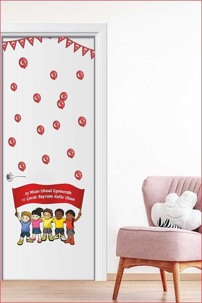 Kt Grup April 23 - Adhesive Wallpaper and Glass Sticker for School, Nursery, Living Room, Bedroom, Kitchen, Balcony Home