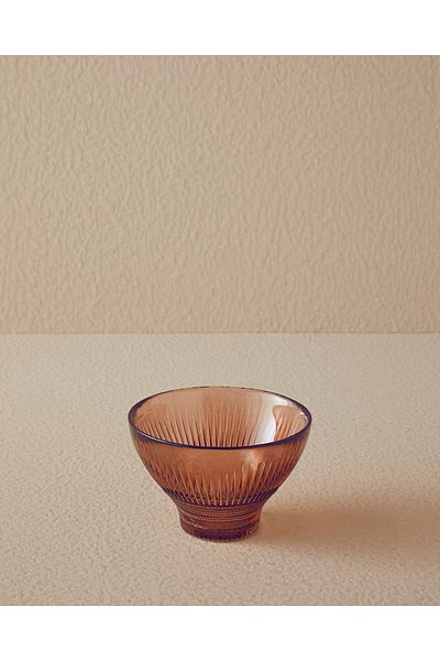 English Home Florida Glass Cup Brown