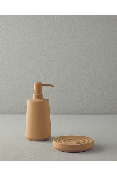 English Home Σετ μπάνιου Natura Μοντέρνο Μπεζ Κεραμικό 2 τεμαχίων