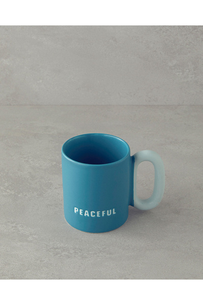 English Home Turquoise Bone China Mug - Relaxed Fit