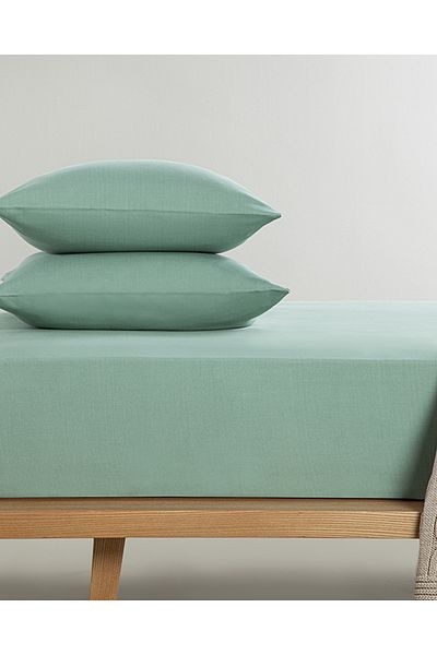 English Home Novella Premium Soft Cotton - Single Seledon Sheet Set