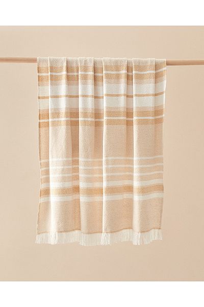 English Home Şal de canapea Mustard Caitlyn