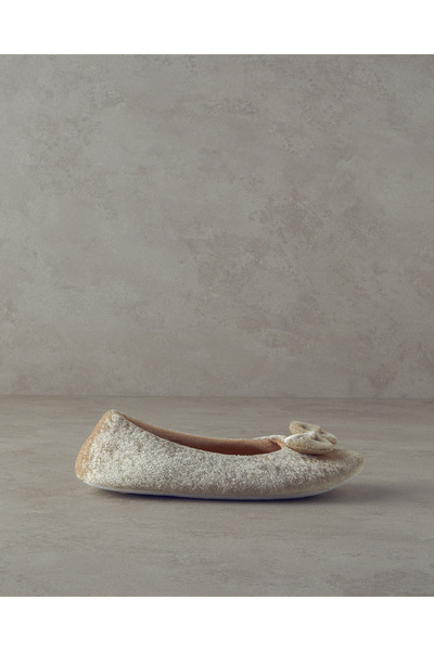 English Home Vesta Women's Home Flats Beige