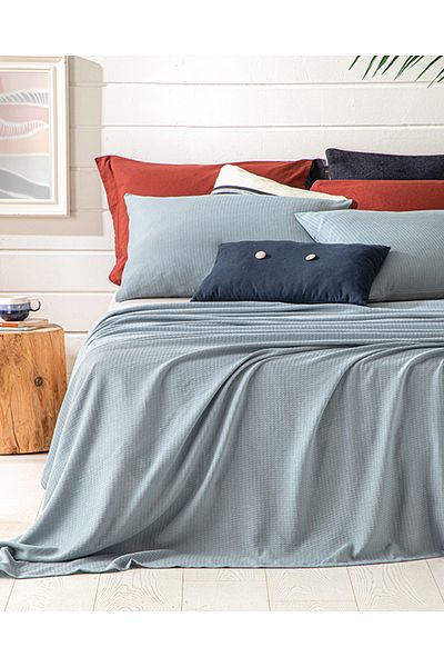 English Home Blue Single Soft Touch Genesis Pike Set