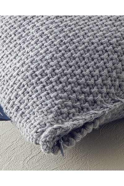 English Home Husă de pernă Embrance Gri Knitwear