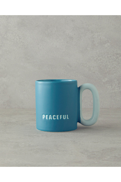 English Home Turquoise Bone China Mug - Relaxed Fit