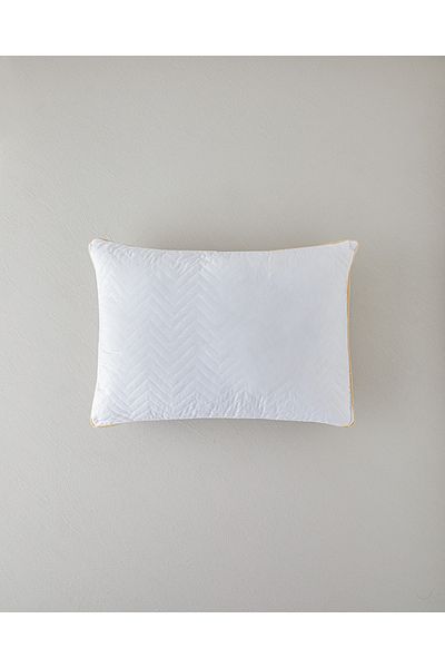 English Home Air Plus White-Gold Microfiber Pillow