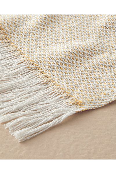 English Home Şal de canapea Mustard Caitlyn