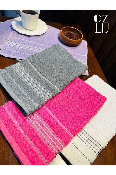 Özlü Home Set Prosoape Bucătărie Patiska 6 Bucăți 30x50 cm