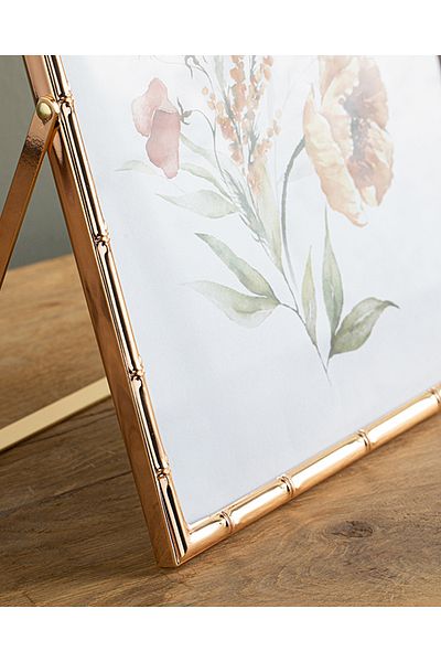 English Home Bamboo Metal Ram?20x25 cm Gold