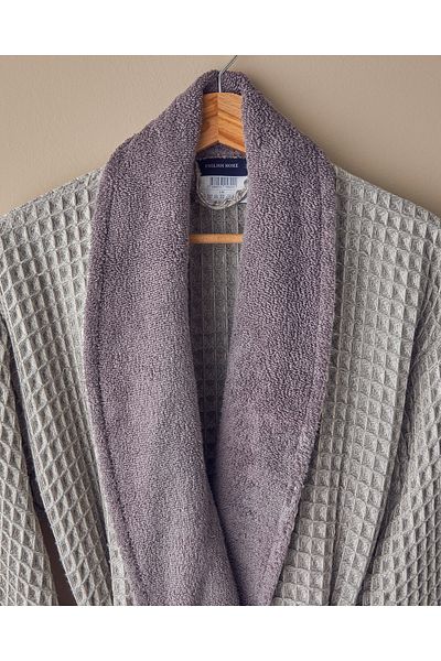 English Home Set halat de baie violet Waffle 100% bumbac