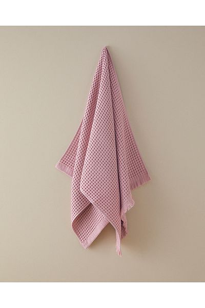 English Home Πετσέτα μπάνιου Sofia Dusty Rose Waffle - Βαμβακερή