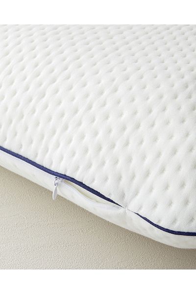 English Home White Visco Pillow - Ergonomic Neck Support