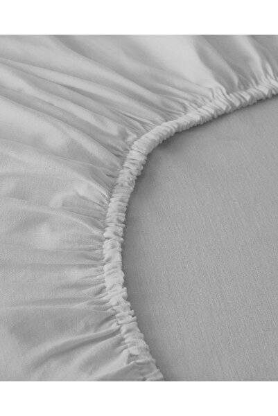 English Home Novella Premium Gray Soft Cotton Single Elastic Sheet