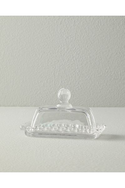 English Home Bera Glass Butter Holder - Comfortable Cut