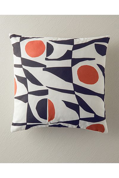 English Home Wendy Ecru-Tile Throw Pillow Cover