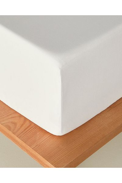 English Home Novella Premium White Soft Cotton Single Elastic Sheet