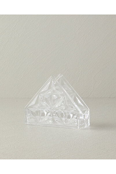 English Home Senash Transparent Glass Napkin Holder