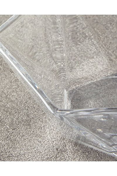 English Home Mara Glass 2-Piece Bowl Transparent