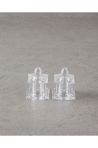 English Home Yuna Glass Salt Shaker - Pepper Shaker Transparent