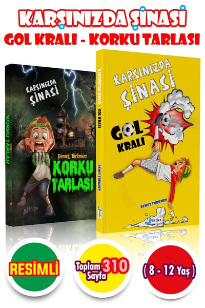 Harika Çocuk Yayınları Karşınızda Şinasi Serisi 2 Kitaplı Set - Demet Türkmen