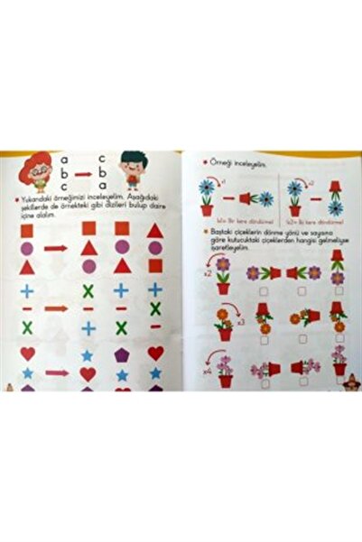 Harika Kitap Dikkat Güçlendirici Ve Zeka Geliştirici Etkinlik Seti 4 - 6 Yaş - 5 Kitap