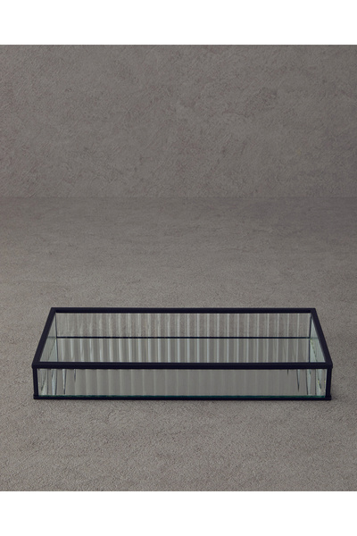 English Home Black Glamour Glass - Decorative Tray