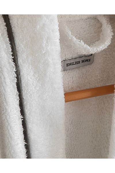 English Home Λευκό μπουρνούζι Melinda Bamboo