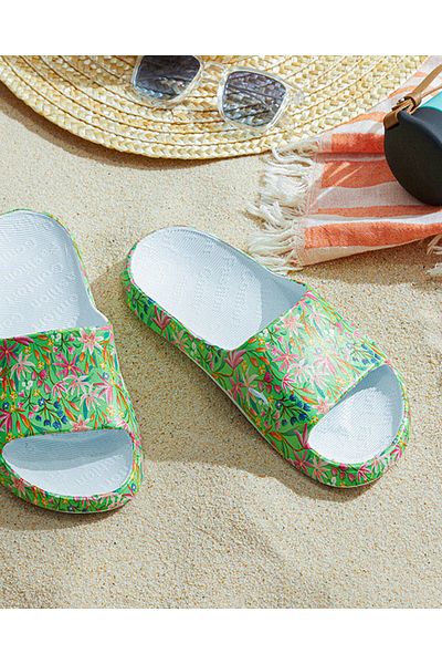 English Home Fiona Women's Beach Slippers - Mint Color
