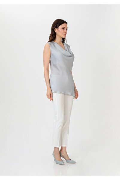 COZY Saten Degaje Abiye Bluz