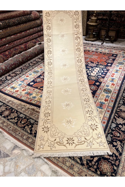 RD RAMAZAN DAĞ EL HALI SANATI El Dokuma Velvet Yolluk İpek Yün Karışımı Ebat ...